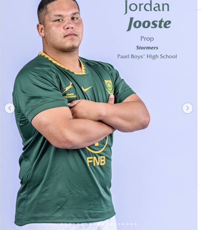 Jorden Jooste — At Union represented local player